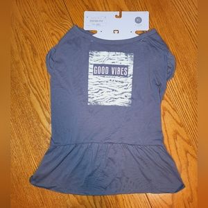 🐾Grayson Pup Good Vibes Dog Tee XL